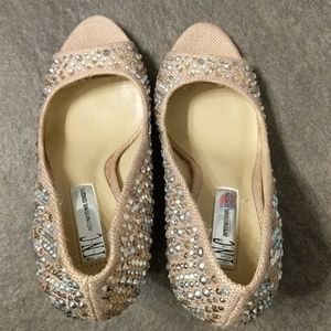 INC sparkly stilleto pumps